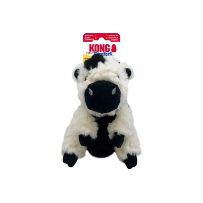 Picture of KONG Comfort Tykes Plush Toy Cow – Removable Squeaker Dog